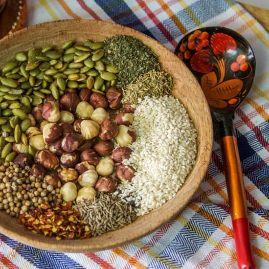 Dukkah - Recipe photo by HIldaskitchenblog