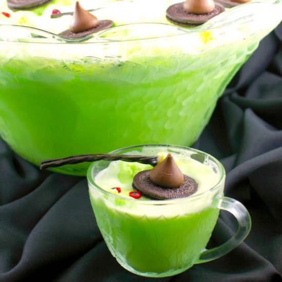 Melting Witch Halloween Punch - Recipe photo by Food Meanderings