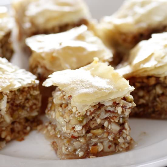 Homemade Baklava - Recipe photo by lilcookieblog