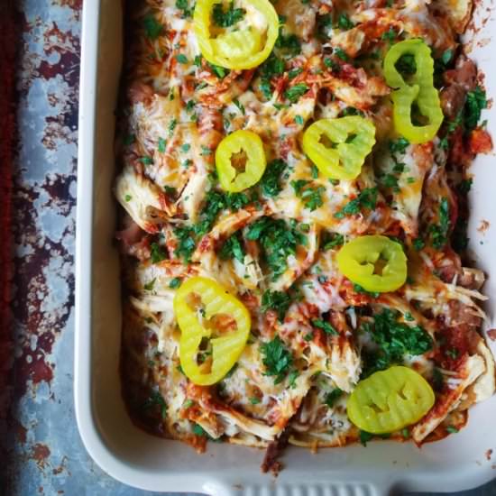 Chicken Enchilada Casserole - Recipe photo by mangotomato