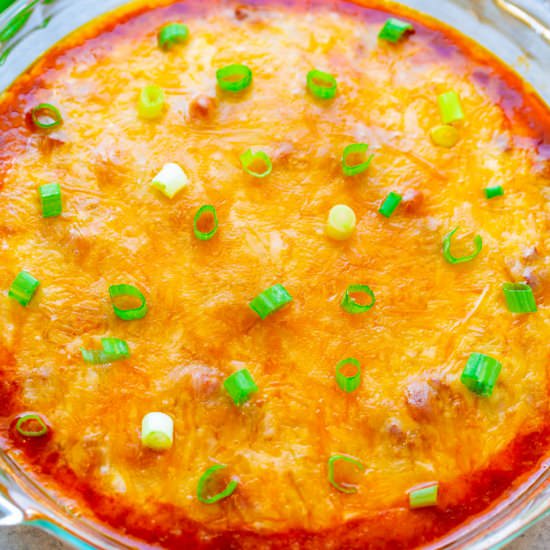 5-Minute Chili Cheese Dip - Recipe photo by Averie