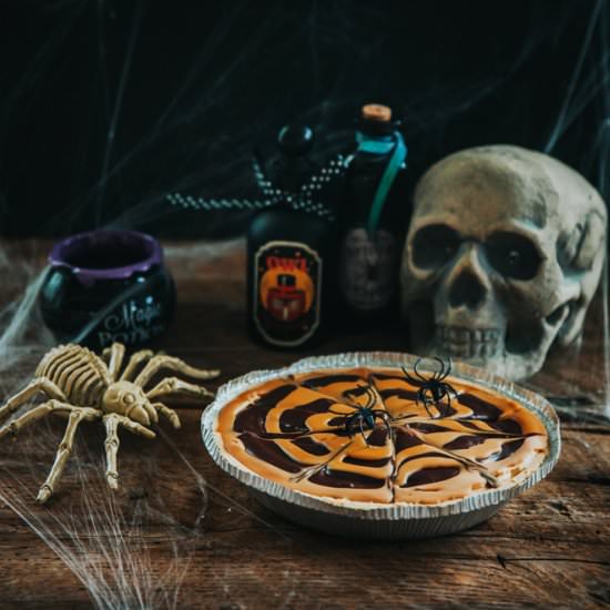 'Cobweb' Chocolate PB Pie - Recipe photo by ayokitchen