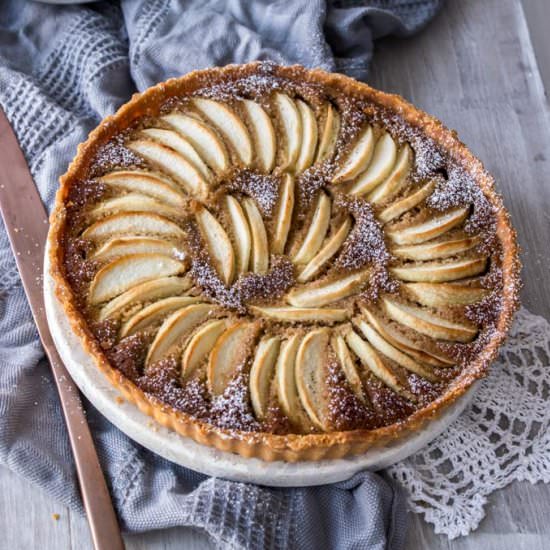 Apple Frangipane Tart - Recipe photo by sugarsaltmagic