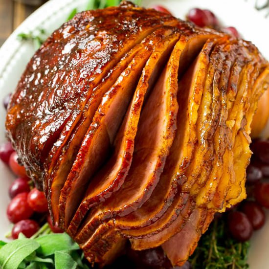 Smoked Ham with Brown Sugar Glaze - Recipe photo by dinneratthezoo