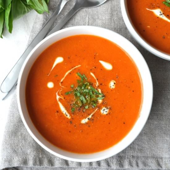 Creamy Tomato Soup - Recipe photo by Every Last Bite