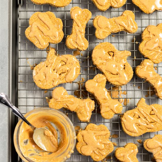 Pumpkin Flavored Dog Treats - Recipe photo by eatlovenamaste