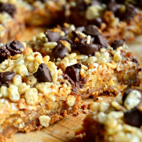 Magic Pumpkin Layer Bars - Recipe photo by thisishowicook