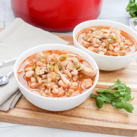 Weeknight White Chicken Chili - Recipe photo by Cheesecurdinparadise