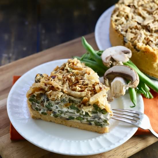 Green Bean Pie – Ritz Cracker Crust - Recipe photo by Grits and Pinecones