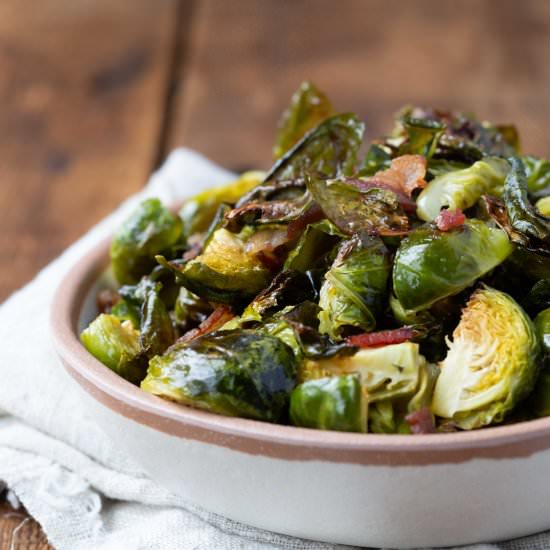 Bacon Brussels Sprouts - Recipe photo by giftofhospitality