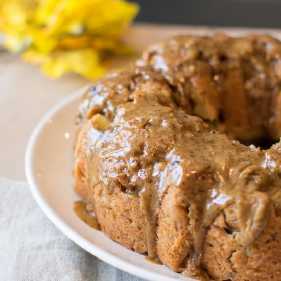 Fall Apple Walnut Cake - Recipe photo by Asprinkleandasplash