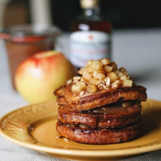 Double Apple French Toast - Recipe photo by HautePepper