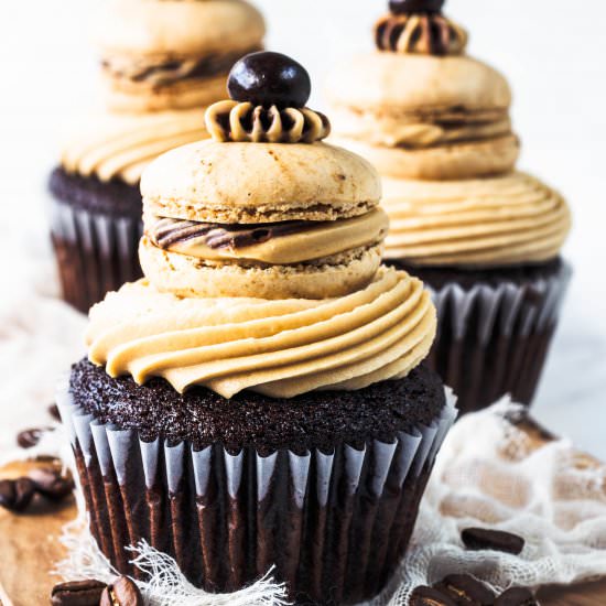 Mocha Cupcakes - Recipe photo by piesandtacos