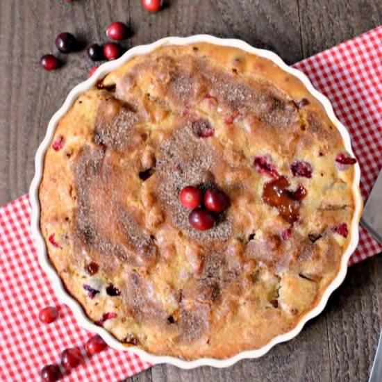Delicious Apple Cranberry Cake - Recipe photo by poweredbymom