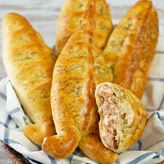 Salmon Piroshki - Recipe photo by El Mundo Eats