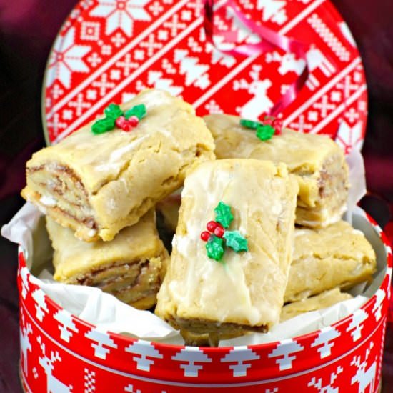 Gingerbread Yule Log Cookies - Recipe photo by Food Meanderings