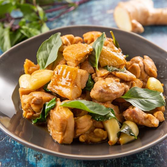 Three Cup Chicken - Recipe photo by Lokness