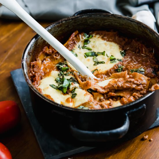 Hearty One Pot Lasagna - Recipe photo by baking-ginger