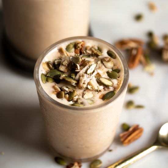 Pecan Pumpkin Pie Smoothie - Recipe photo by Inspector Gorgeous