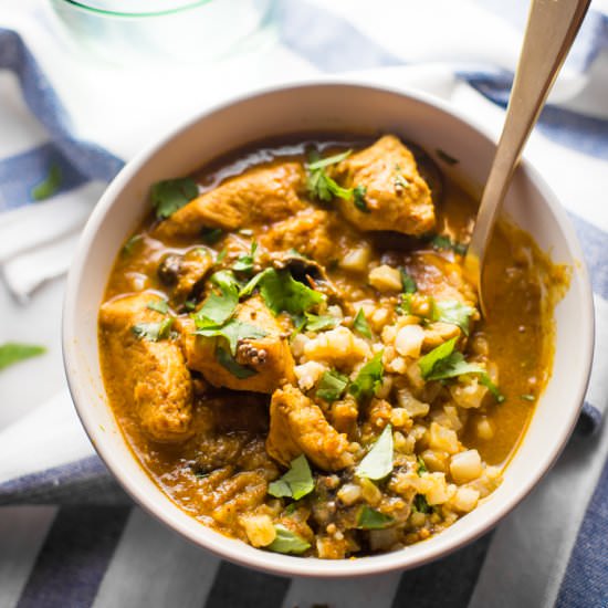 Whole30 Chicken Curry - Recipe photo by 40aprons