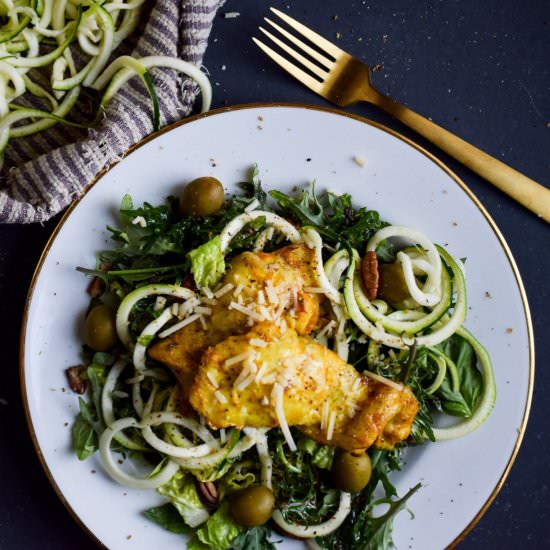 Turmeric Parm Chicken - Recipe photo by Castaway_Kitchen