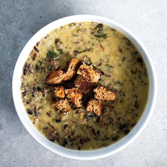 INSTANT POT WILD RICE SOUP - Recipe photo by BrightBird