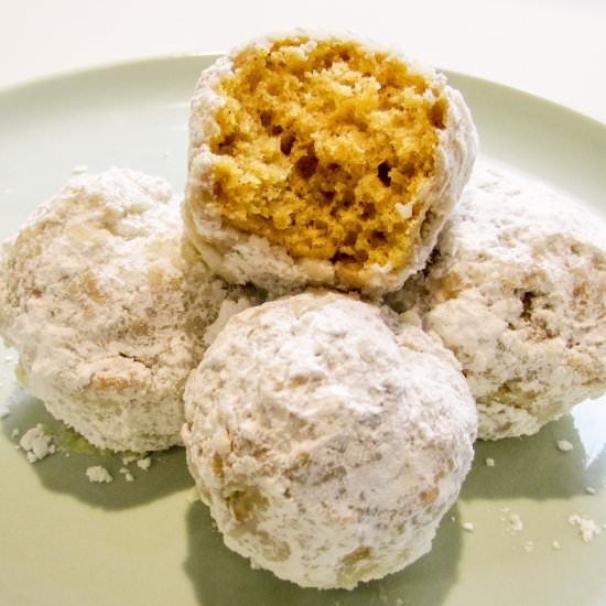 Pumpkin Spice Baked Donut Holes - Recipe photo by whiteflowerlane