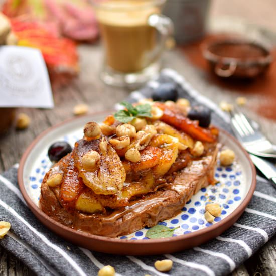 Caramelized Banana Toast - Recipe photo by TopFoodFacts
