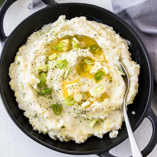 Gluten-Free Irish Mashed Potatoes - Recipe photo by SundaySupper