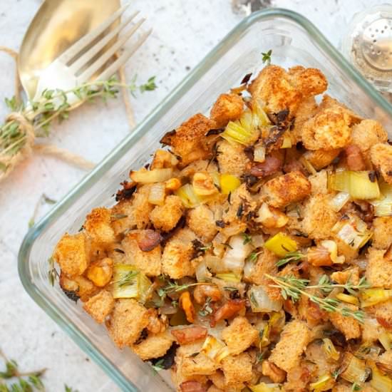 Gluten Free Stuffing - Recipe photo by SundaySupper