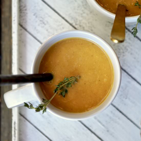 Butternut Squash Soup - Recipe photo by simmerandsauce