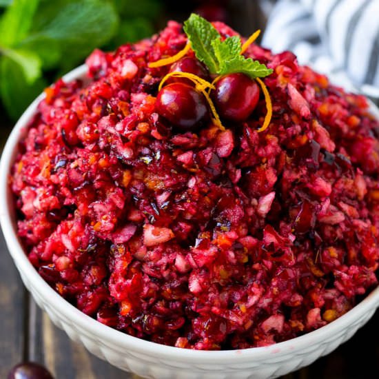 Cranberry Relish - Recipe photo by dinneratthezoo