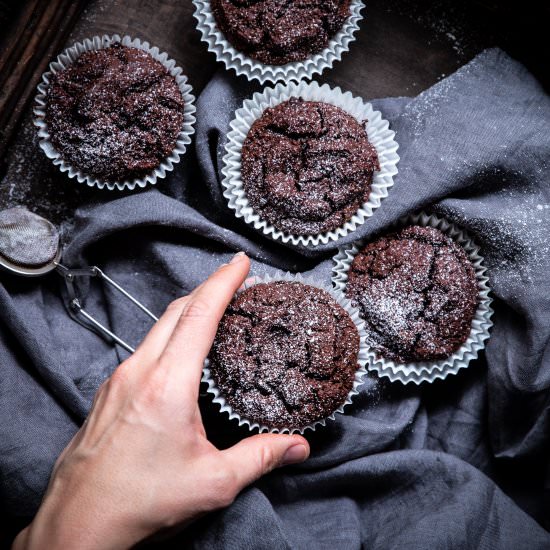 Chocolate Sweet Potato Cupcakes - Recipe photo by sarahbellnutrition