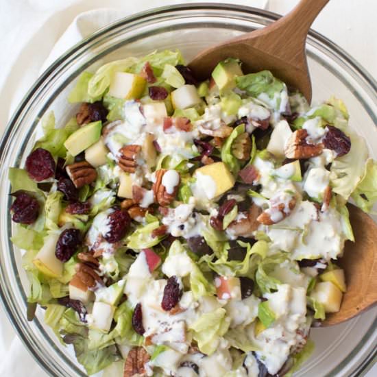 Autumn Chopped Salad - Recipe photo by Spoonful of Flavor