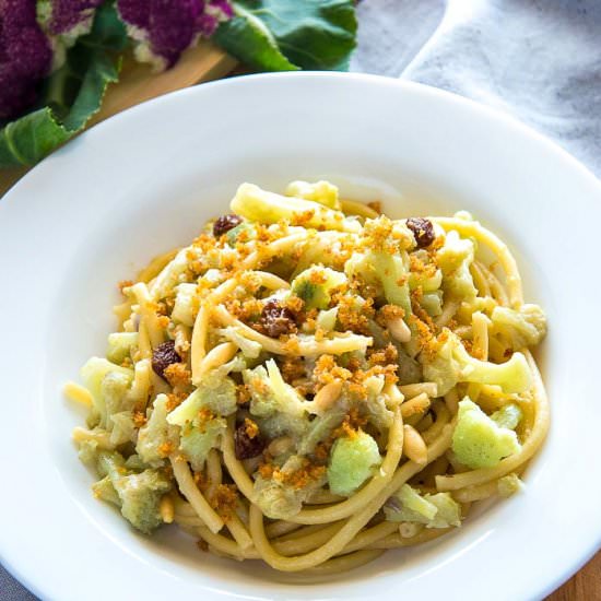 Pasta with Cauliflower - Recipe photo by ItalianRecipeBook