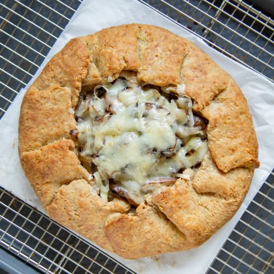 Mushroom Galette - Recipe photo by cardamomandcoconut
