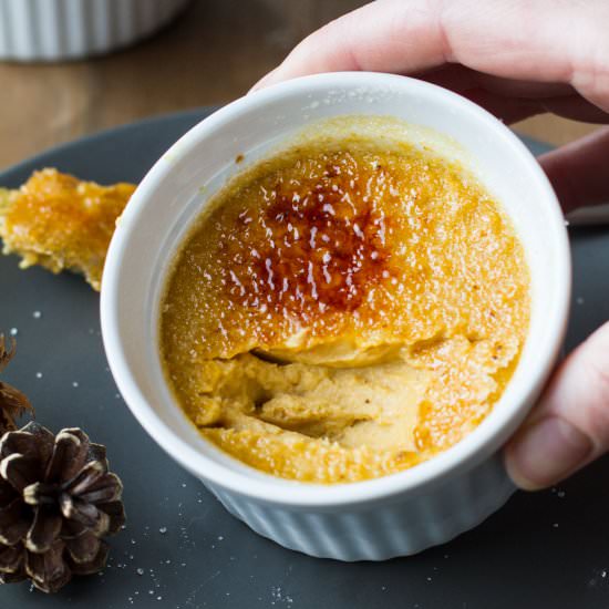 Pumpkin Creme Brulee - Recipe photo by gingerwithspice