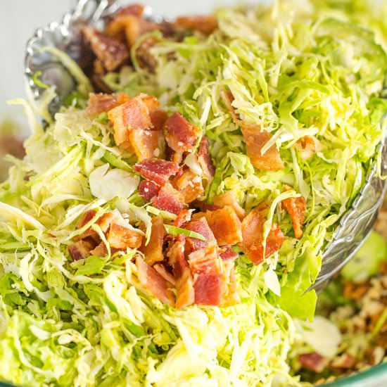 Shaved Brussels Sprouts Salad - Recipe photo by browneyedbaker