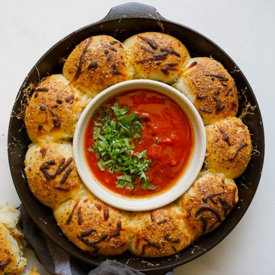 Cheesy Dinner Rolls - Recipe photo by thewoodandspoon