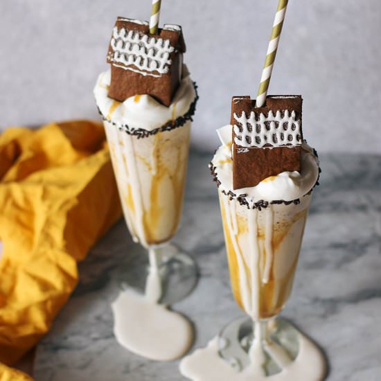 Gingerbread Milkshake - Recipe photo by Hannah Berry