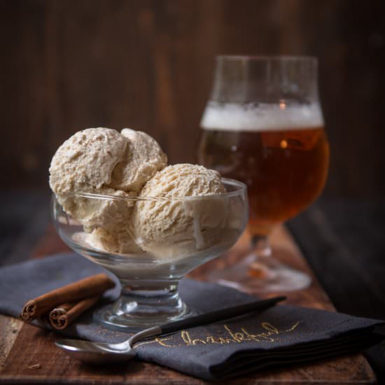 Beer Eggnog Ice Cream - Recipe photo by TheBeeroness