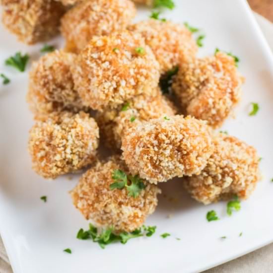 PANKO CRUSTED SWEET POTATO BALLS - Recipe photo by noshingwiththenolands