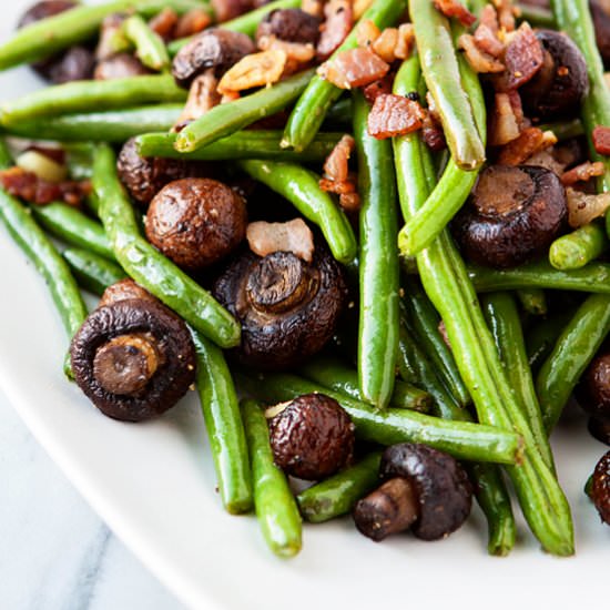 Garlic Bacon Sautéed Green Beans - Recipe photo by goodlifeeats