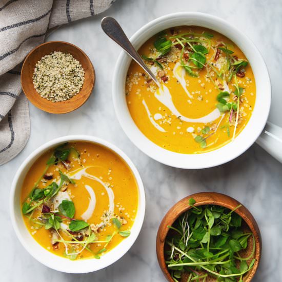 Butternut Squash Soup - Recipe photo by PicklesNHoney