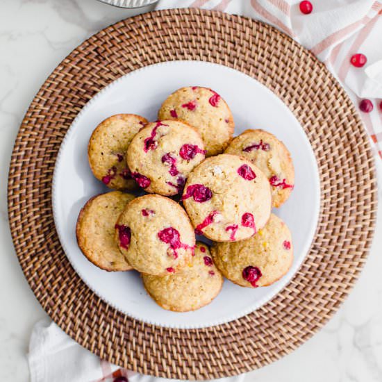 Cranberry Cornbread Muffins - Recipe photo by SweetCayenne