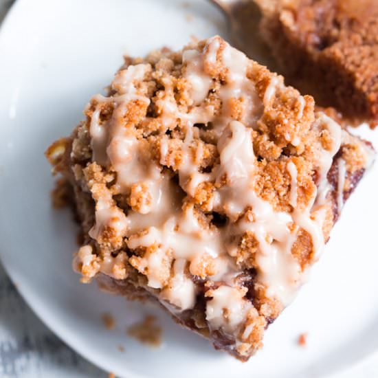 Cinnamon Apple Coffee Cake - Recipe photo by paleorunningmomma