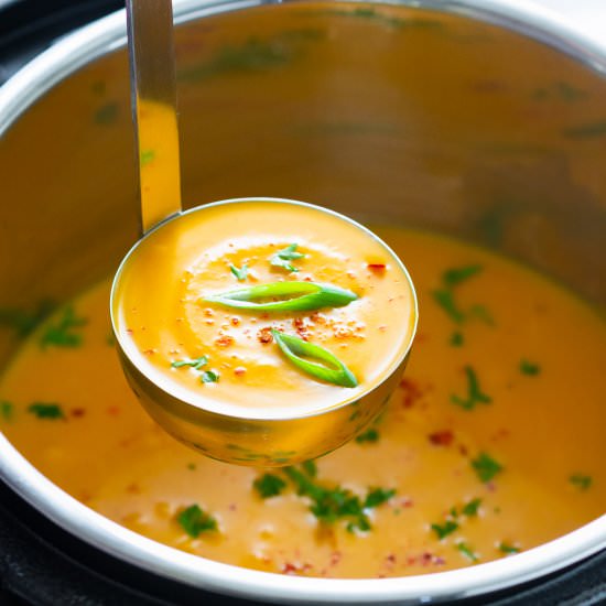 Thai Butternut Squash Soup - Recipe photo by ChefDeHome