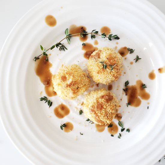 Vegan Baked Mashed Potato Balls - Recipe photo by letstalkvegan.today