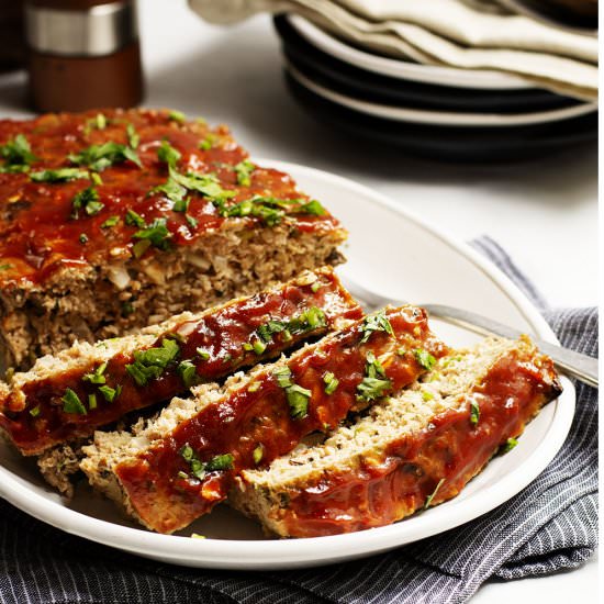 The BEST Turkey Meatloaf - Recipe photo by PinchandSwirl