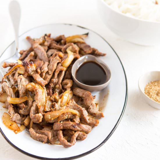 Korean Flavored Ribeye - Recipe photo by Azestybite